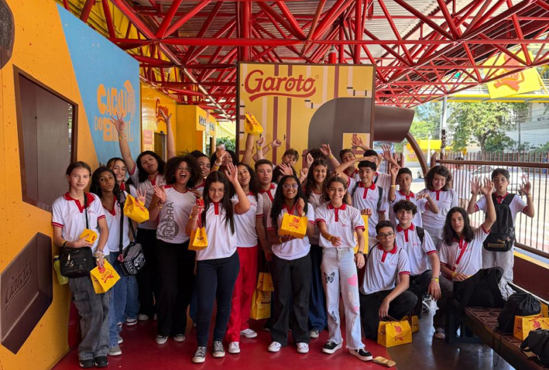 Alunos do 8º ano participaram de uma enriquecedora aula de campo na Garoto